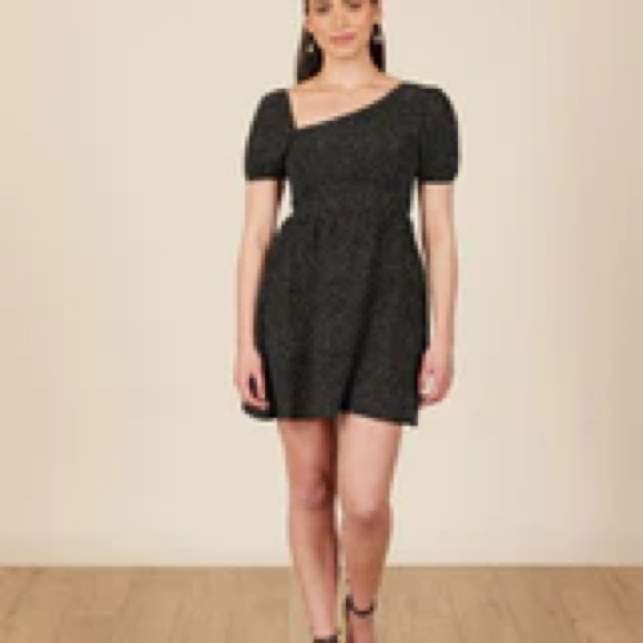 Park & Fifth Pomona Asymmetrical Neckline Dress - Picture 4 of 4